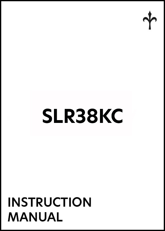 Manuel d'Utilisation SLR38KC